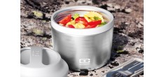 Element Bento LunchBox Geïsoleerd Zilvergrijs 550 ml