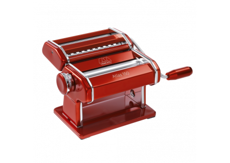 Atlas 150 Design Machine à Pâtes Manuelle Rouge