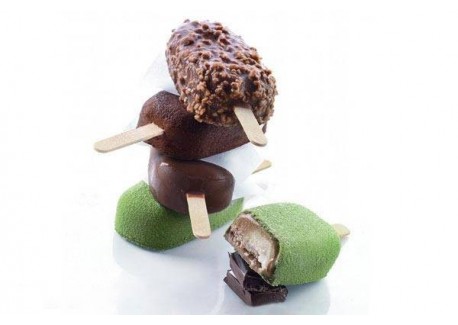 Easy Cream Set 100 Batonnets pour Moule à Glace Mini Magnum