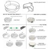 Zie dia Eéndelige convEGGtor basket voor Green Egg Large