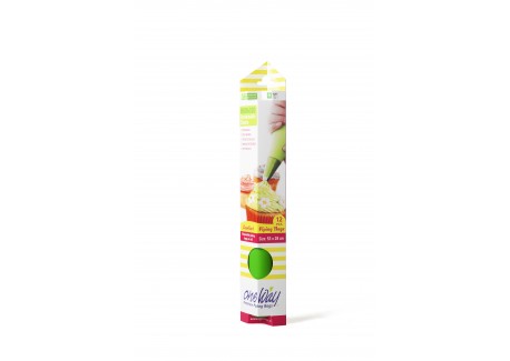 Wegwerpgebakspuitzakken Biobased Comfort Groen 12 st