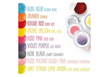 Mini Voedsel Kleuragent Set 9 stk