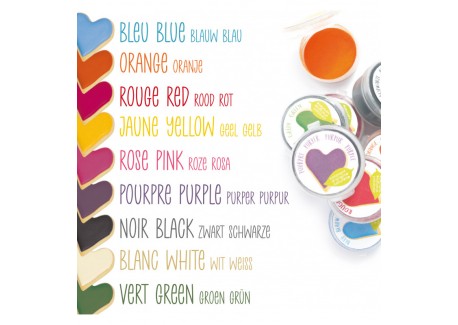 Set 9 Mini Colorants Alimentaires Naturels