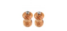Bistro Duo Peper- en Zoutmolen 10 cm Olijfhout