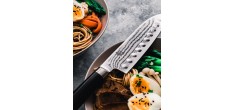 Shun Classic Couteau Santoku Alvéolé 18 cm