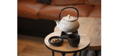 Chauffe Théière en Fonte