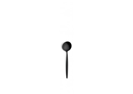 Moon Black Koffielepel Mat Staal Zwart