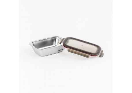 Flora Rechthoekig RVS Magnetron Box 580 ml