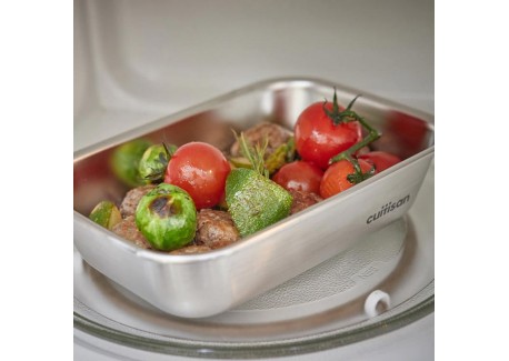 Flora Box Rectangulaire Inox Micro Onde 580 ml