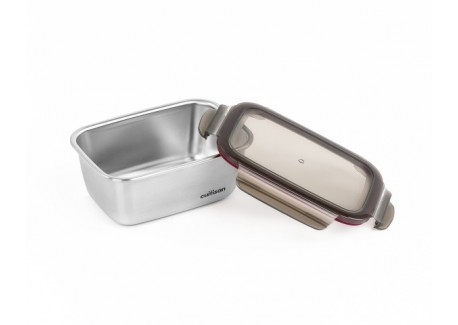 Flora Hoge Rechthoekig RVS Magnetron Box 980 ml