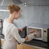 Zie dia Flora Hoge Rechthoekig RVS Magnetron Box 980 ml