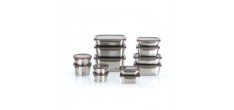 Flora Box Ronde Inox Micro Onde 640 ml