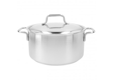 Apollo 7 Kookpot met Deksel RVS 22 cm 4 L
