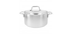 Apollo 7 Kookpot met Deksel RVS 22 cm 4 L