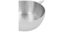 Apollo 7 Conische Sauspan RVS 24 cm