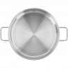 Zie dia Apollo 7 Casserole Basse Inox avec Couvercle en Verre 28 cm 