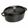 Voir la slide Cocotte Fonte Ovale 33 cm Noir Mat 6,7 l