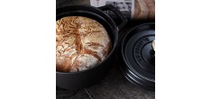 Cocotte Fonte Ovale 33 cm Noir Mat 6,7 l