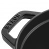 Voir la slide Cocotte Fonte Ovale 37 cm Noir Mat 8 l