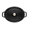 Voir la slide Cocotte Fonte Ovale 37 cm Noir Mat 8 l