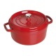 Cocotte Fonte Ronde 26 cm Rouge Cerise 5,2 l 