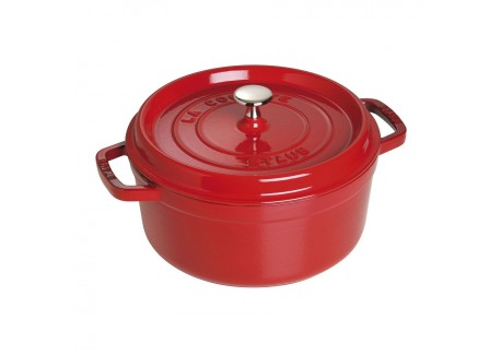 Ronde Stoofpot 26 cm Kersenrood 5,2 l