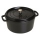 Cocotte Fonte Ronde 28 cm Noir Mat 6,7 l
