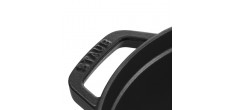 Ronde Stoofpot 28 cm Mat Zwart 6,7 l