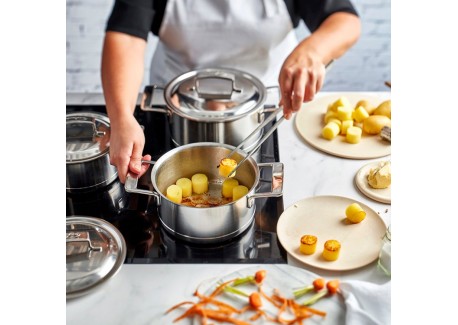 Silver 7 Casserole Inox 16 cm 1,5 L avec Couvercle
