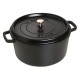 Cocotte Fonte Ronde 30 cm Noir 8,4 l 