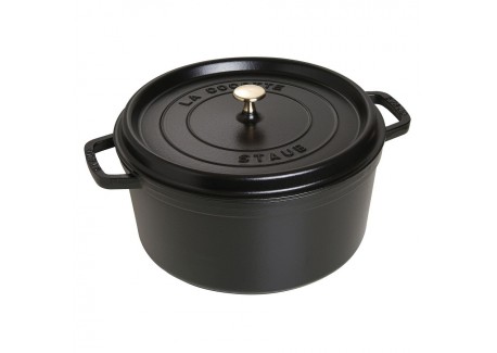 Ronde Stoofpot 30 cm Zwart 8,4 l