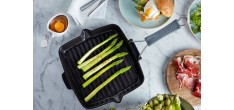 Grillpan met Siliconen Handvat 24 x 24 cm