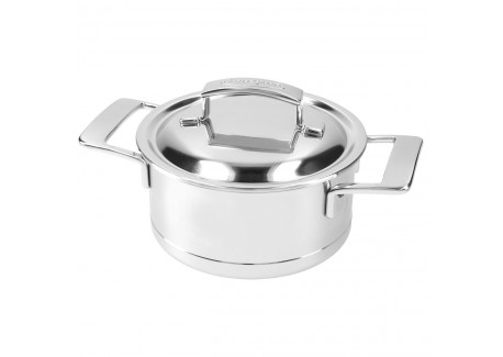 Silver 7 Casserole Inox 18 cm 2,2 L avec Couvercle
