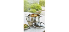 Silver 7 Casserole Inox 18 cm 2,2 L avec Couvercle