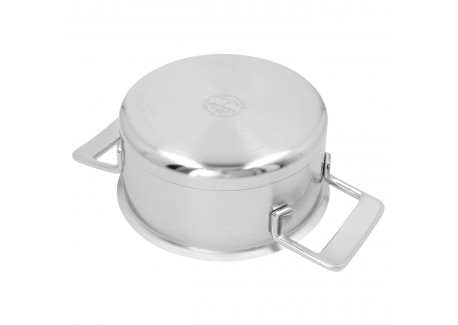 Silver 7 Casserole Inox 20 cm 3 L avec Couvercle