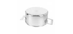 Silver 7 Casserole Inox 22 cm 4 L avec Couvercle