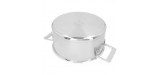 Silver 7 Casserole Inox 24 cm 5,2 L avec Couvercle
