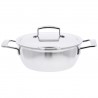 Zie dia Silver 7 Conische Sudderpot RVS 24 cm 3,3 L met Deksel