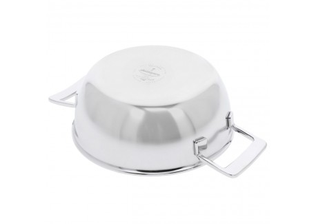 Silver 7 Conische Sudderpot RVS 24 cm 3,3 L met Deksel