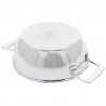 Zie dia Silver 7 Conische Sudderpot RVS 24 cm 3,3 L met Deksel