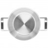 Zie dia Silver 7 Conische Sudderpot RVS 24 cm 3,3 L met Deksel