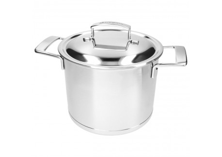 Silver 7 Soeppot 20 cm RVS 5 L met deksel