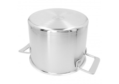 Silver 7 Marmite 20 cm Inox 5 L avec Couvercle