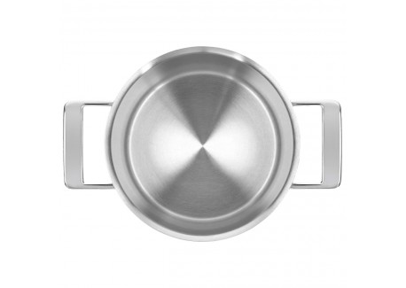 Silver 7 Marmite 20 cm Inox 5 L avec Couvercle