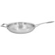 Silver 7 Poêle à Frire Inox 28 cm avec Contre-Poignée 