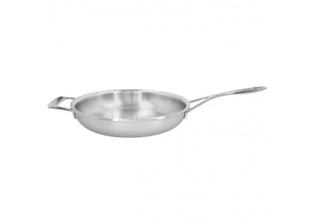 Silver 7 Poêle à Frire Inox 28 cm avec Contre-Poignée 