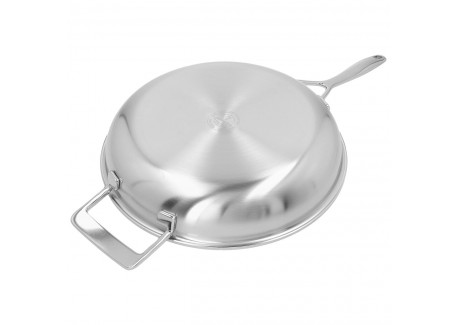 Silver 7 Bakpan RVS 28 cm met Tegengreep