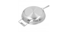 Silver 7 Bakpan RVS 28 cm met Tegengreep