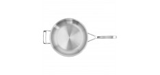 Silver 7 Bakpan RVS 28 cm met Tegengreep