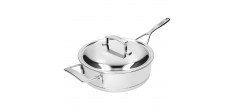 Silver 7 Sauteuse Basse Inox 24 cm 2,75 L avec Couvercle